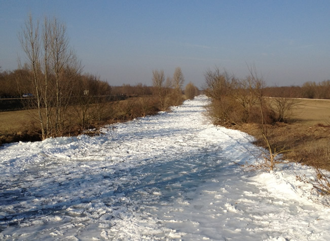 Photo Ill gelée à Oberhergheim